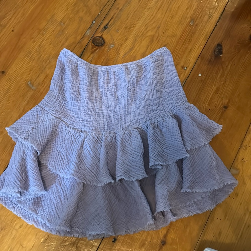 Preppy lilac skirt